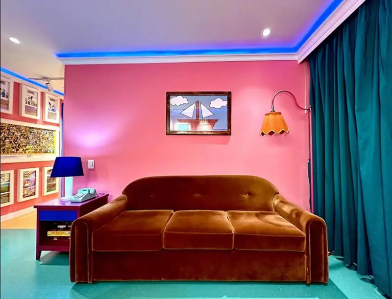 Fotografía de obra terminada: sala temática. Apartamento temático en Bogotá, Decord Design