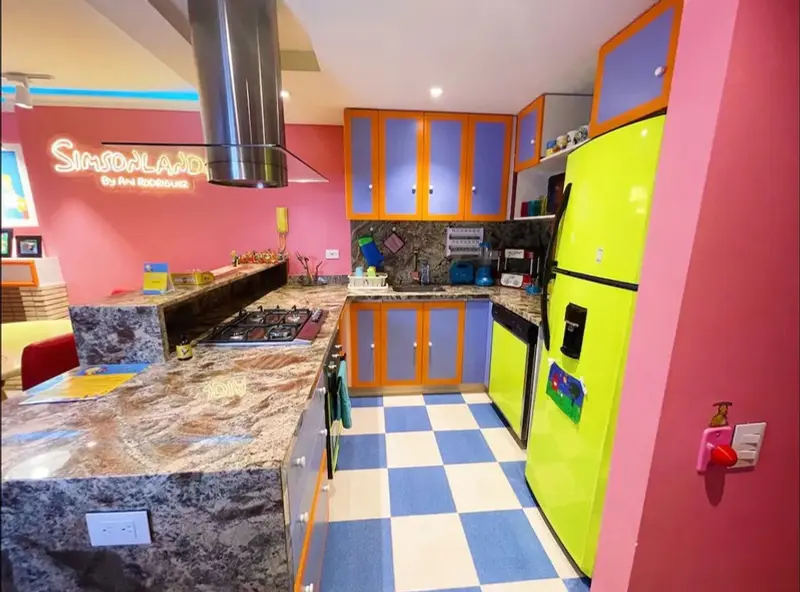 Fotografía de obra terminada: cocina y habitación temáticas. Apartamento temático en Bogotá, Decord Design