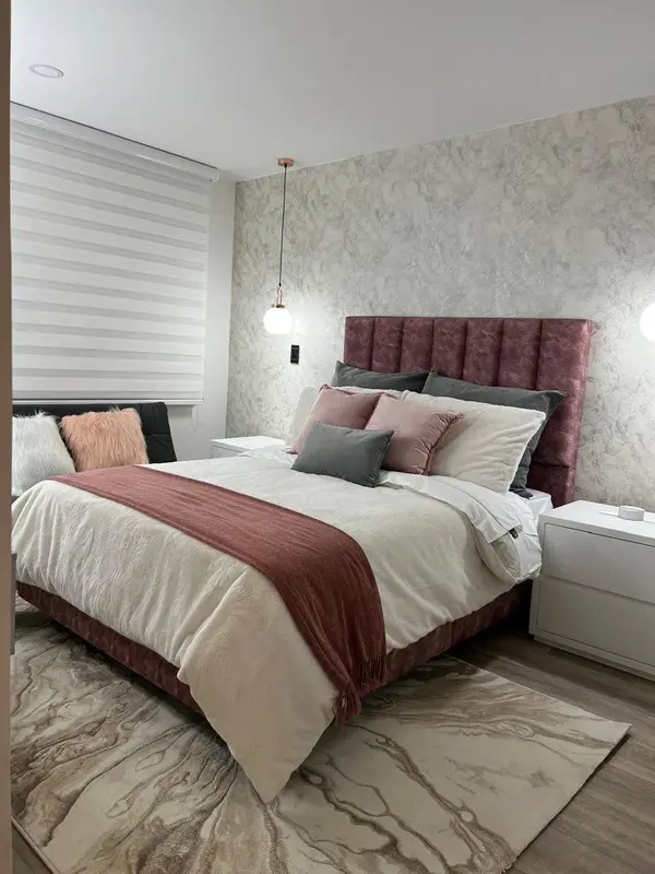 Fotografía de obra terminada: habitación principal. Apartamento en bogotá en Bogotá, Decord Design